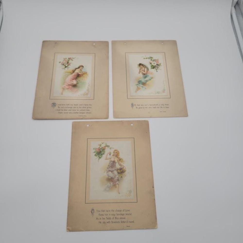 Ephemera Misc Lot‎ of 3 Vintage Prints